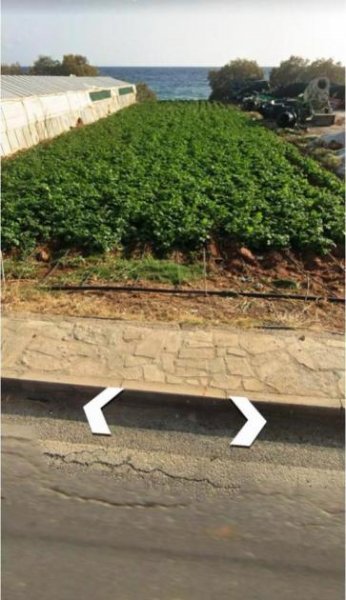 Koutsouras Südostkreta, Koutsouras: Baugrundstück direkt am Meer zu verkaufen Grundstück kaufen